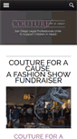 Mobile Screenshot of coutureforacause-sd.org